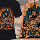 I will create t shirt design with badass character illustration