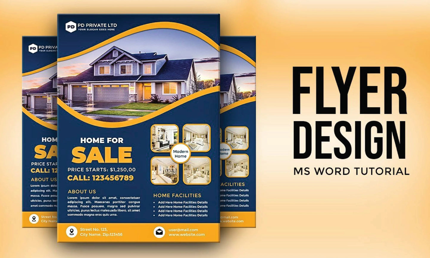 I will design outstanding flyer or poster with unlimited editions