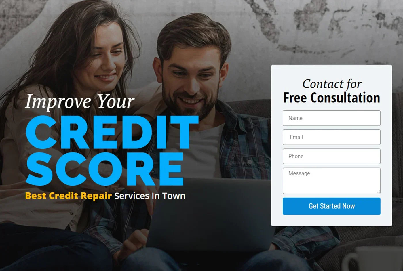 I will create modern landing page design