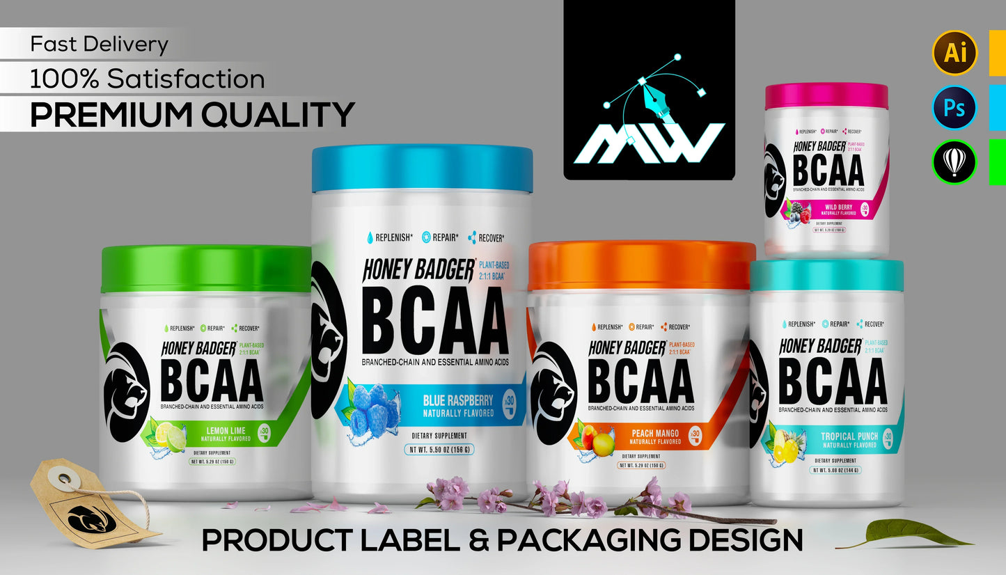 I will design premium product label package box bottle for cbd hemp