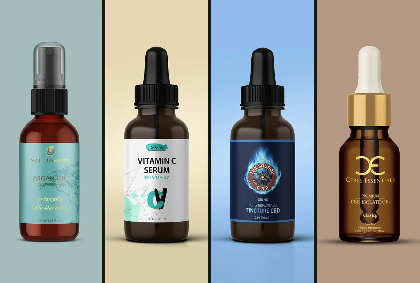 I will design premium product label package box bottle for cbd hemp