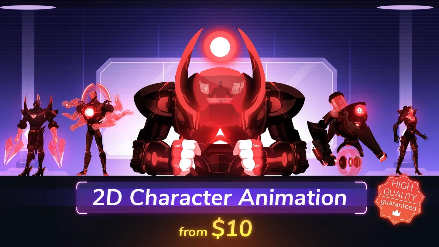 I will make animation for your 2d character with spine-Basic Animation