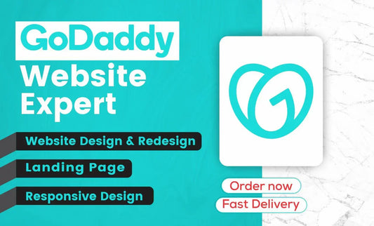 I will design, redesign godaddy website on godaddy website builder (1 page)