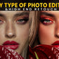 I will do any photo editing, photoshop manipulations and retouching