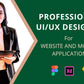 I will do UI UX design for mobile app and website