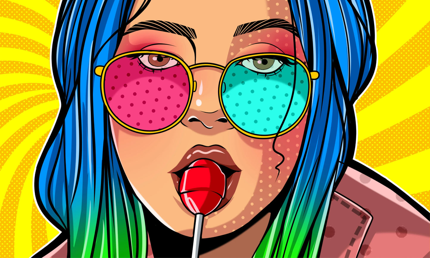 I will draw your pop art idea