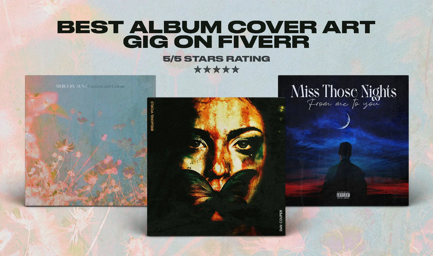 I will professionally design your album cover art or music artwork