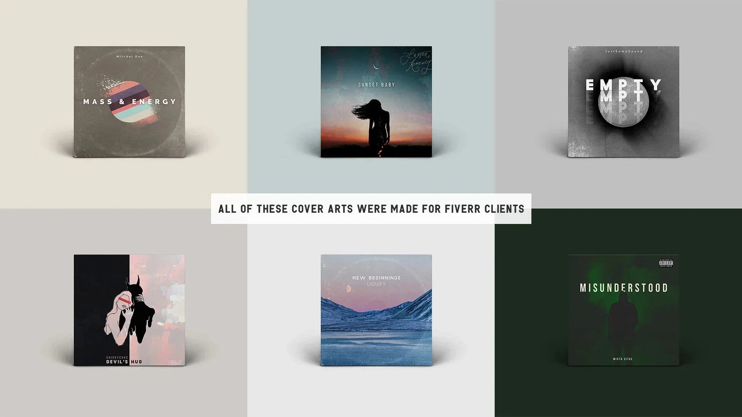 I will professionally design your album cover art or music artwork