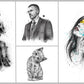 I will draw scribble sketch illustration, as you wish