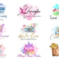 I will do unique Watercolor signature feminine boho logo design