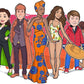 I will draw cartoon illustration and unique cartoon character