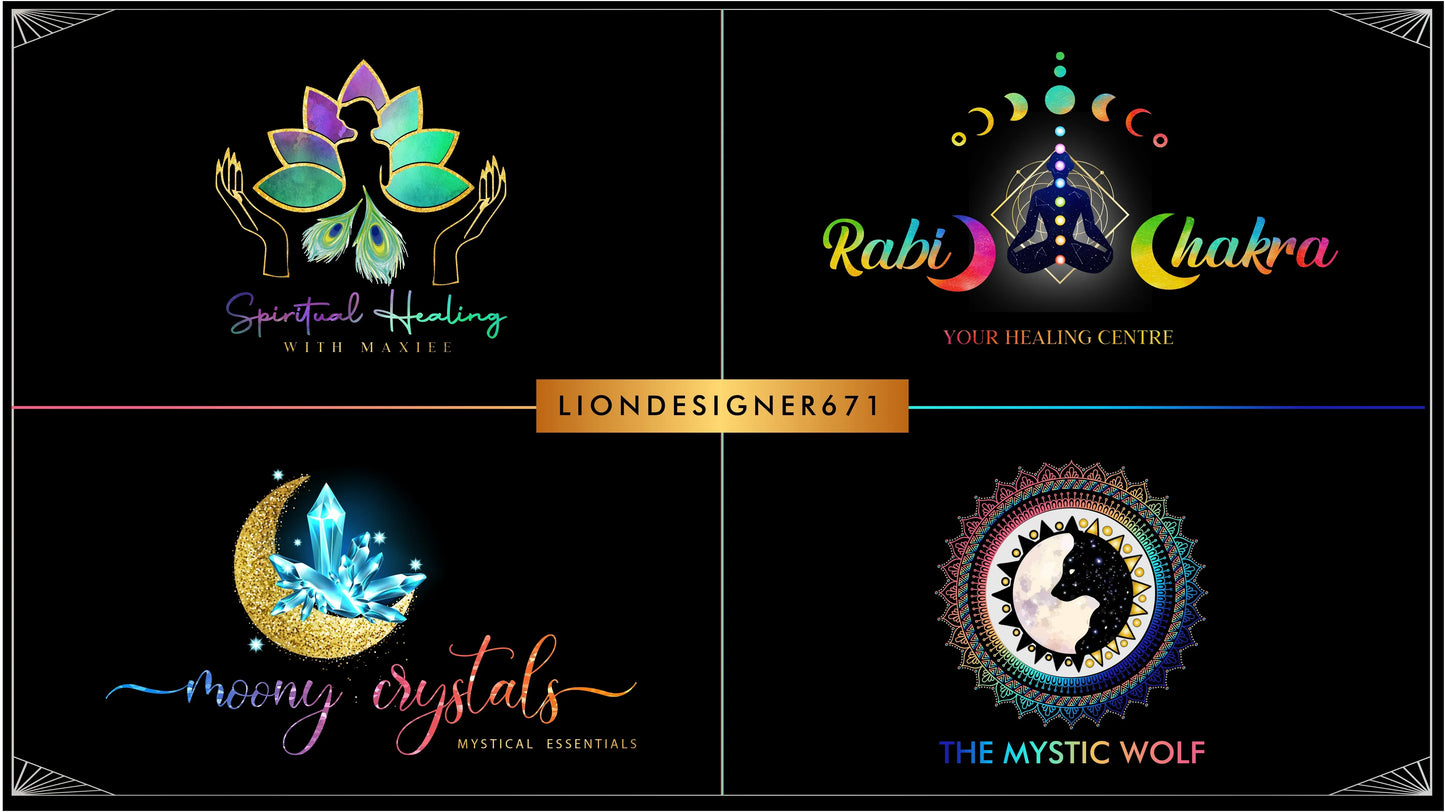 I will design unique sacred geometry or spiritual or mystical logo