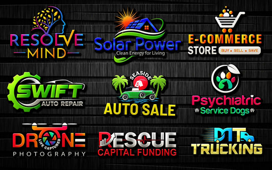 I will do stunning 2D, 3D logo design for your brand ,company or business