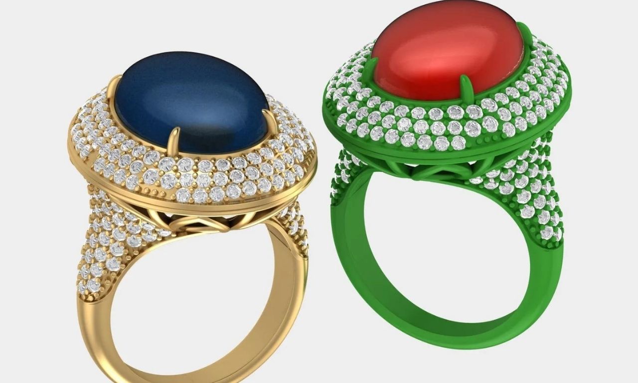 I will do jewelry cad design for 3d printing and rendering
