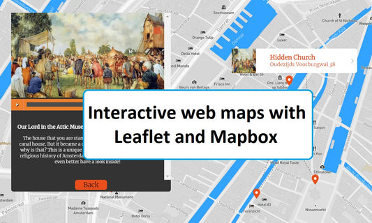 I will create web interactive maps with leaflet and mapbox