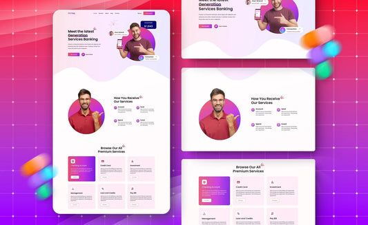 I will do unique and creative website UI UX design