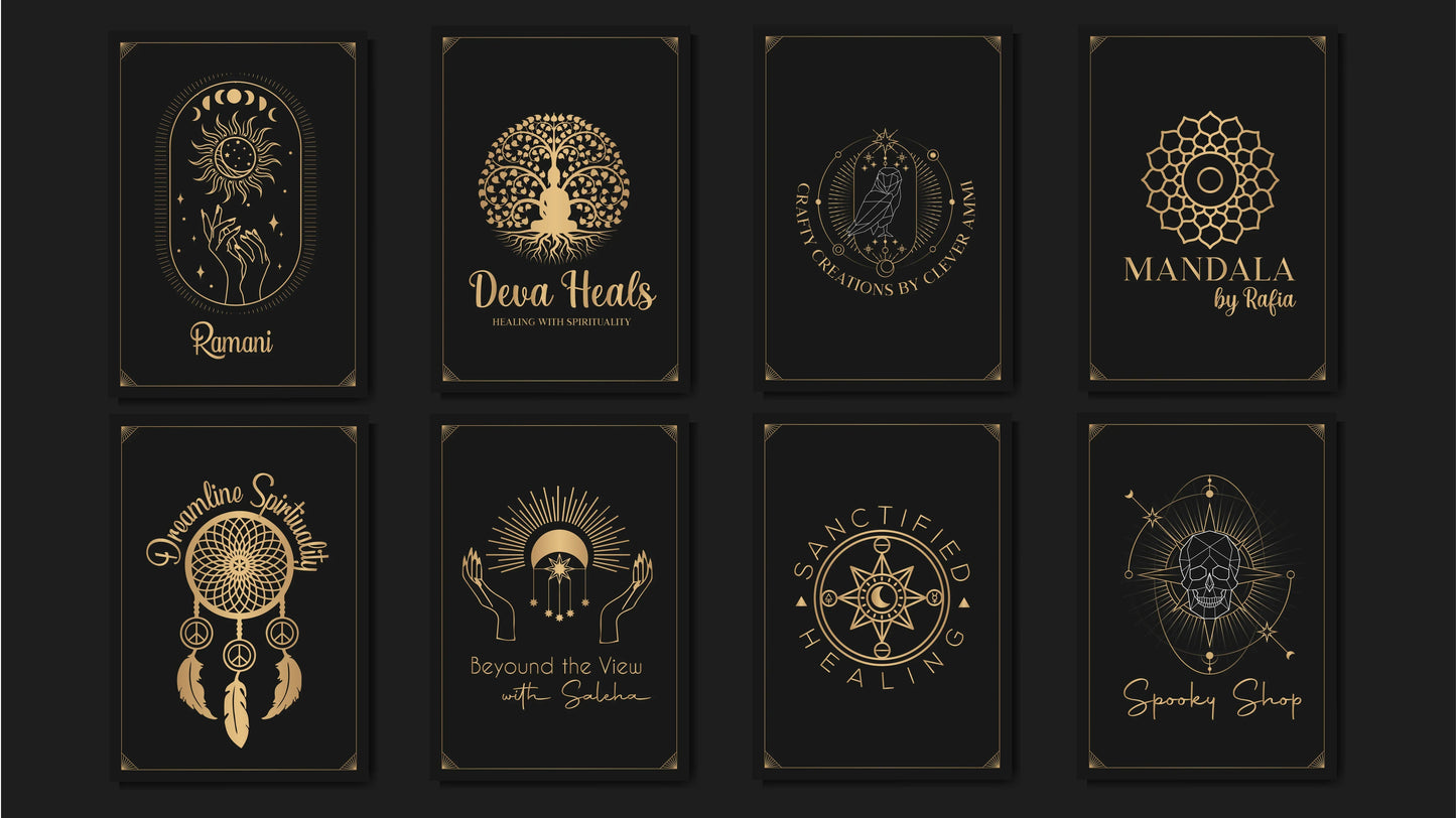 I will design unique sacred geometry or spiritual or mystical logo