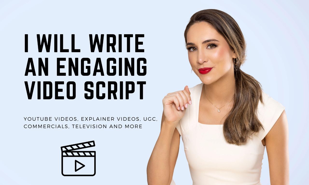 I will write a captivating video script (30-seconds script approx 80-90 words)