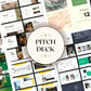 I will create investor pitch deck ppt slides and business plan for startup