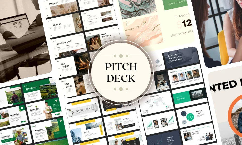 I will create investor pitch deck ppt slides and business plan for startup