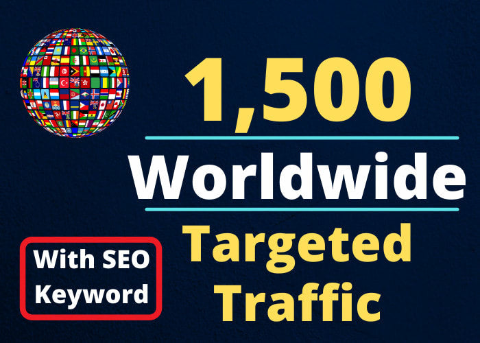 I will deliver 1500 real website hits from all over the world