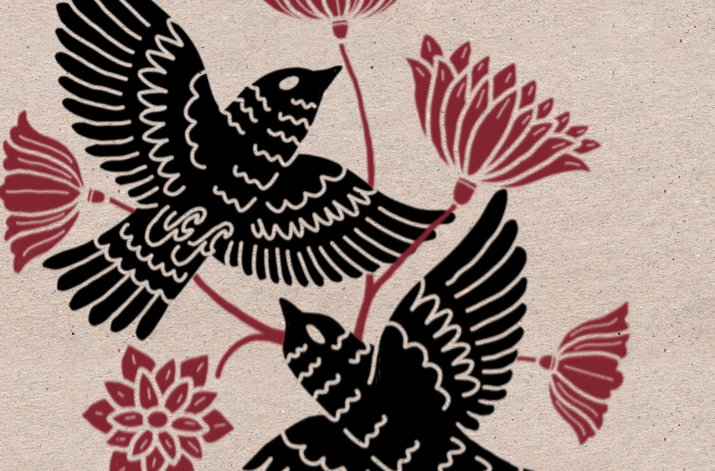I will create awesome linocut illustration for your brand