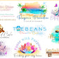 I will do unique Watercolor signature feminine boho logo design