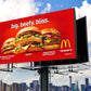 I will design billboards, hoardings, banners, street signs, backdrops
