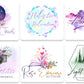 I will do unique Watercolor signature feminine boho logo design