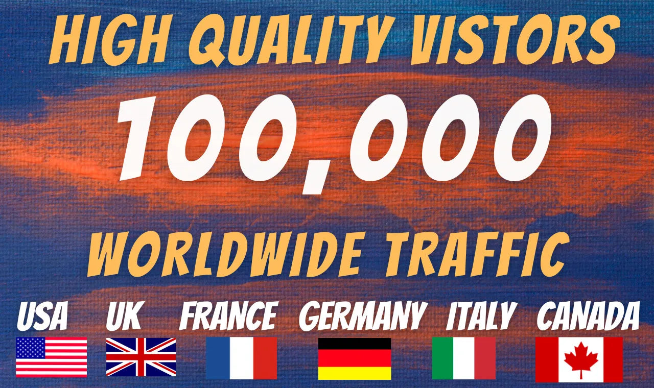I will introduce 10000 real website users from all over the world with proof of links