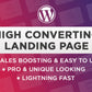 I will build custom wordpress landing page that converts (1 page)