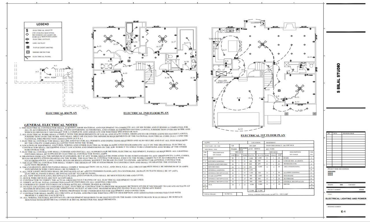I will draw architectural, electrical drawings, plumbing and mep drawings