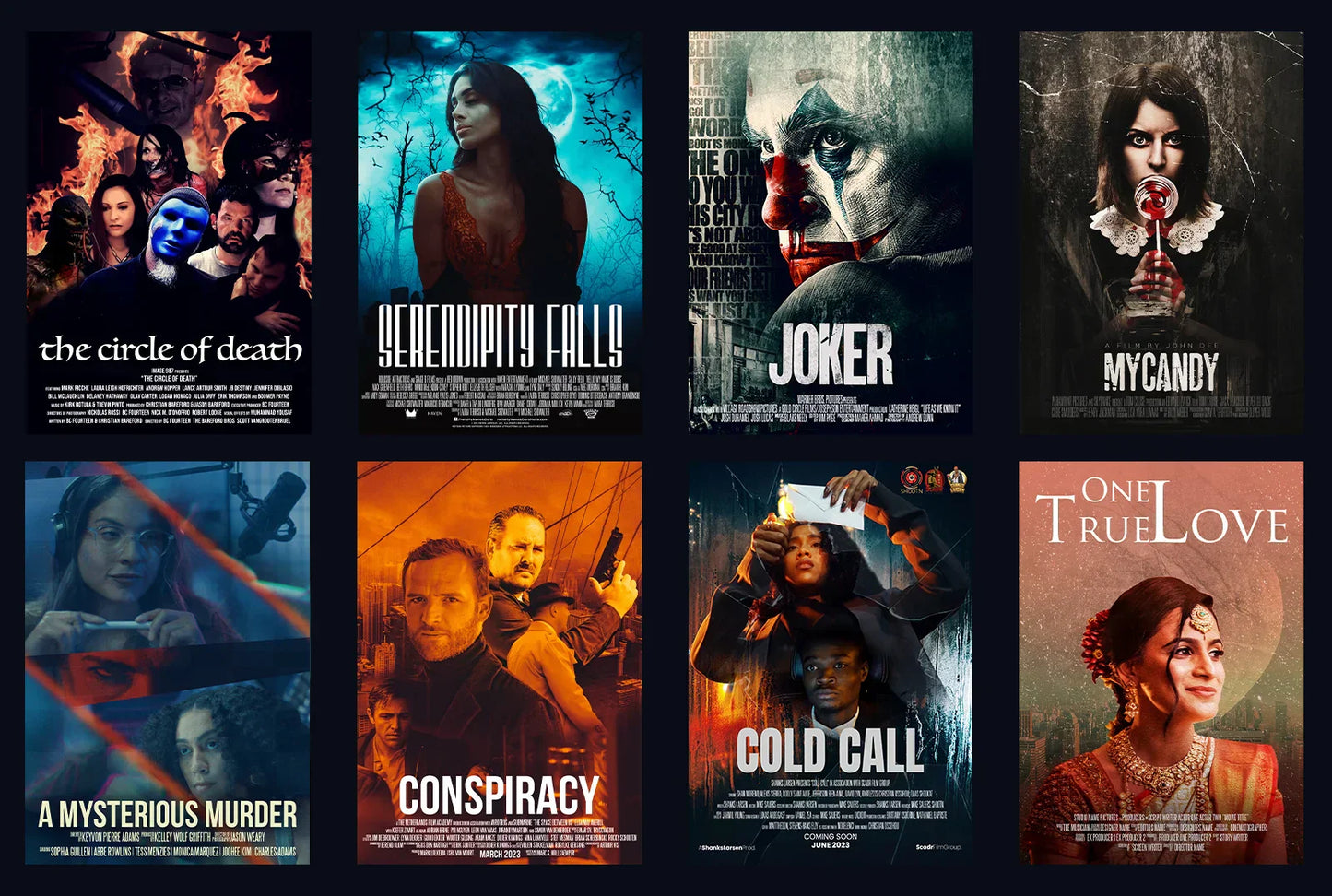 I will design a unique and creative movie poster for your film