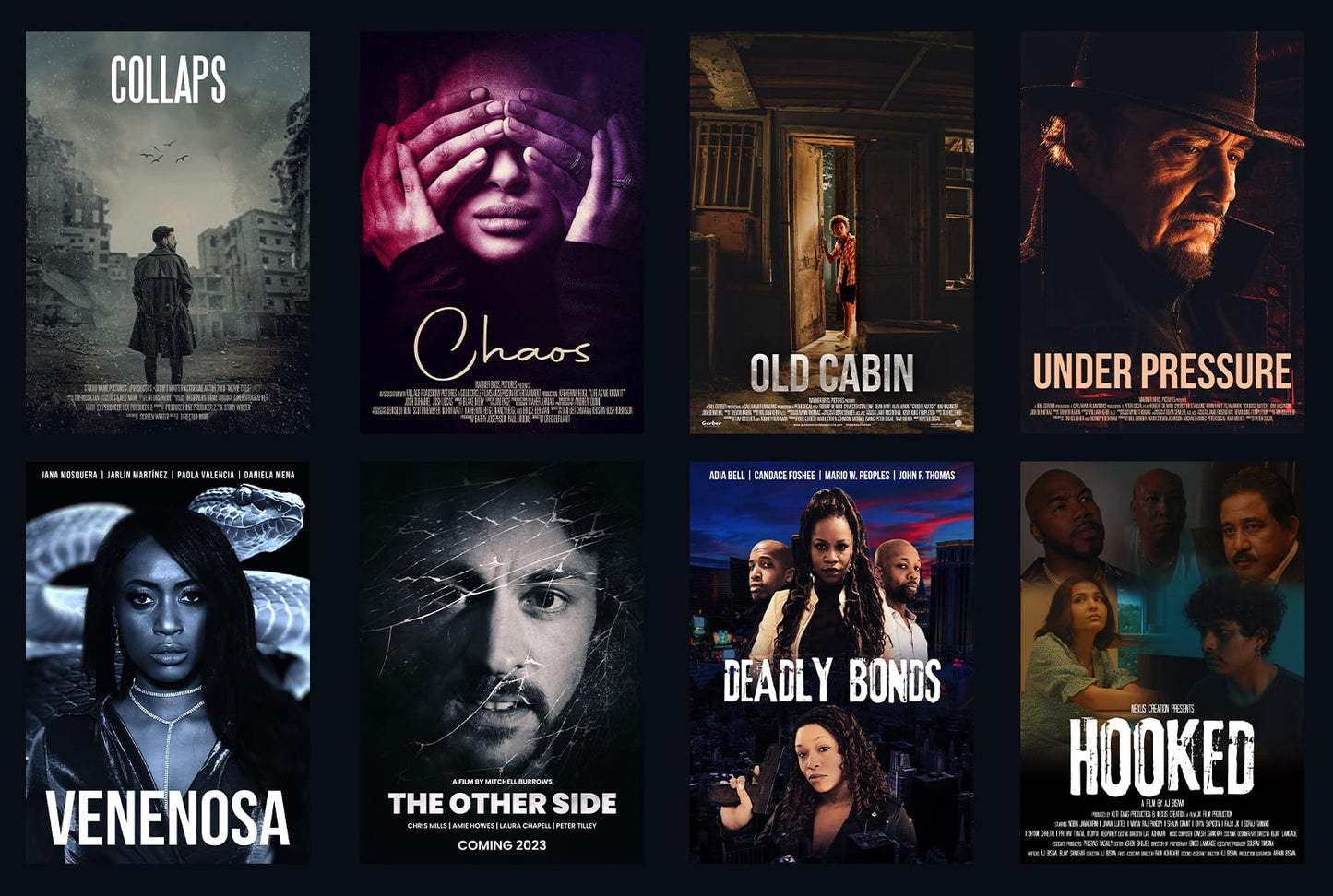 I will design a unique and creative movie poster for your film