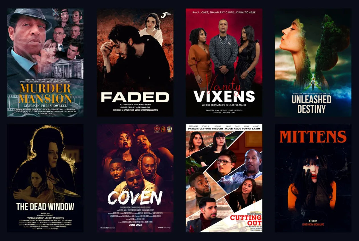 I will design a unique and creative movie poster for your film