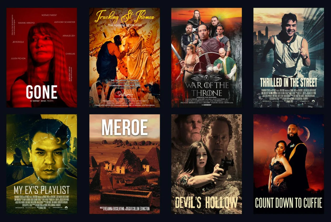 I will design a unique and creative movie poster for your film