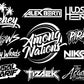 I will do modern text, font logo and custom typography, lettering, hand drawn design