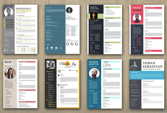 I will design an outstanding infographic resume CV design