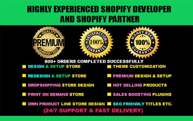 I will setup and customize your shopify store or shopify website (3 pages)