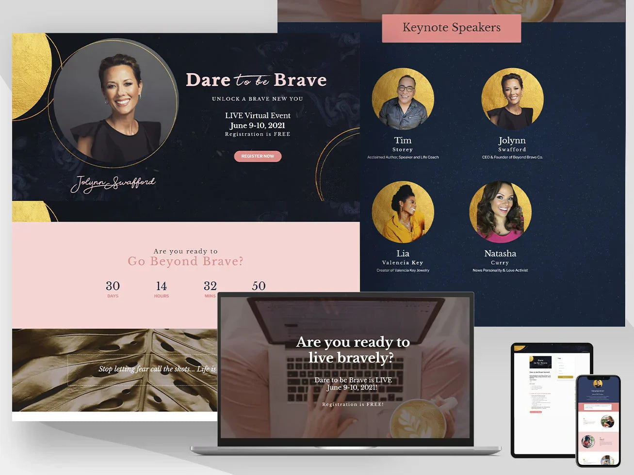 I will create a high converting unbounce landing page (1 page)
