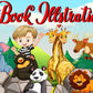 I will draw your high resolution children story book illustration