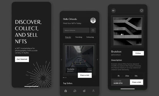 I will design mobile app UI UX