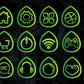 I will create a custom hand drawn icons set