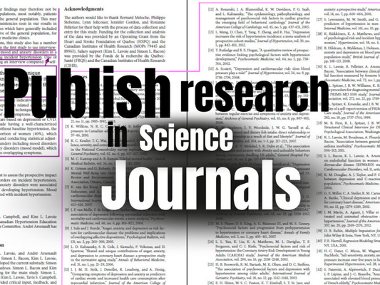 I will publish your article in international peer reviewed journals (1 article)