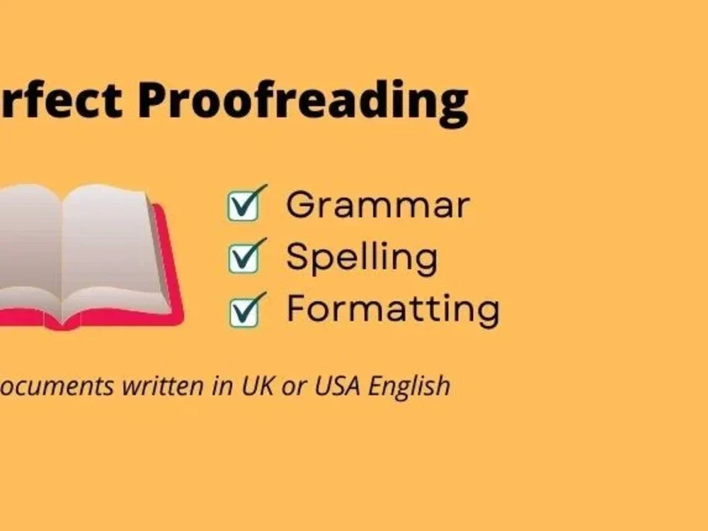 I will check your grammar, spelling and proofread your writing (upto 3000 words)
