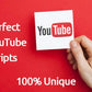 We will be the best professional writer for your YouTube scripts (Script Upto 2000 words)