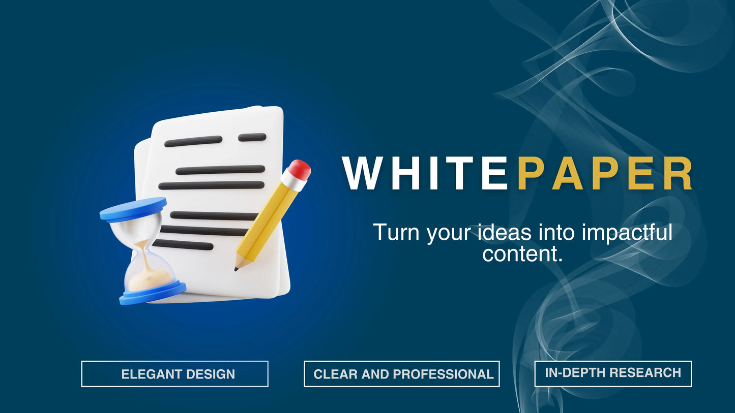 I will research and write a professional white paper up to 10,000 words