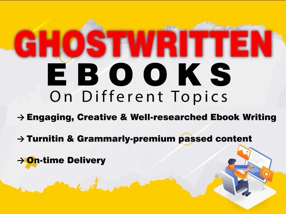 I will write your book or ebook (upto 1000 words)