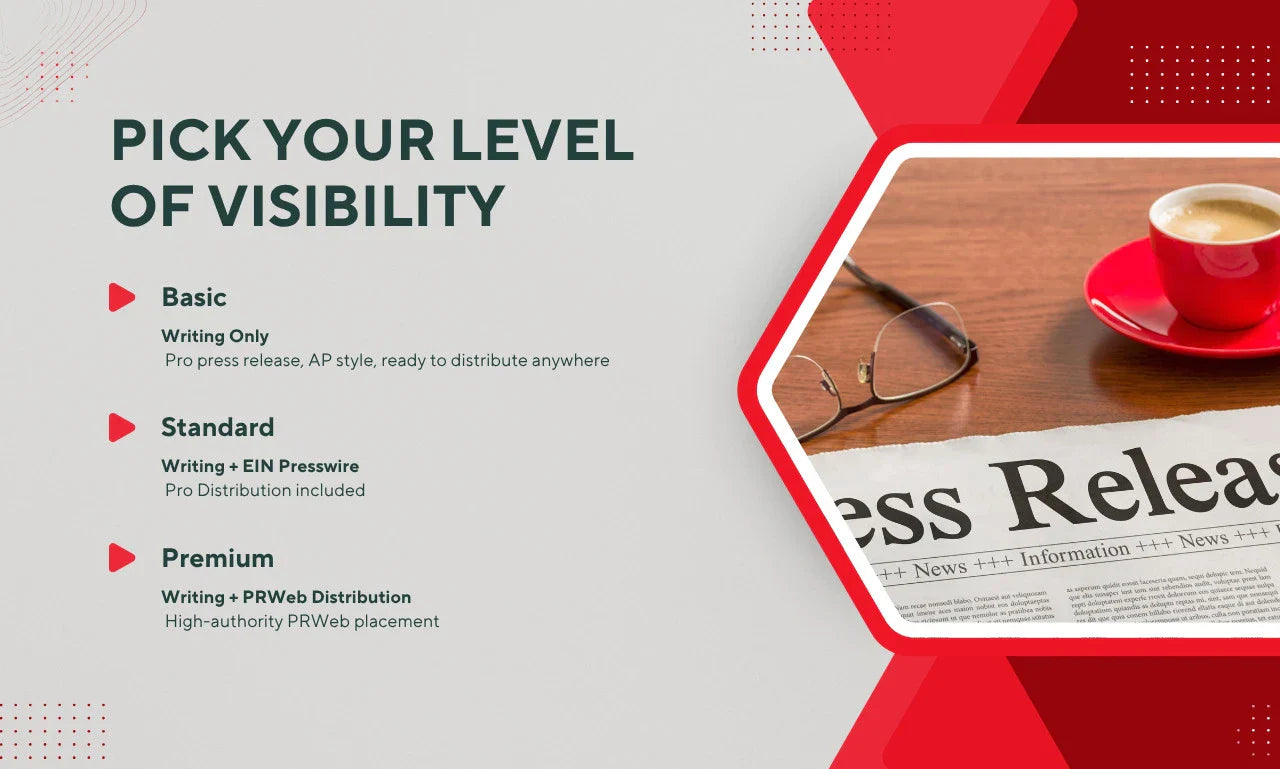 I will create an amazing press release for you (500 word press release)