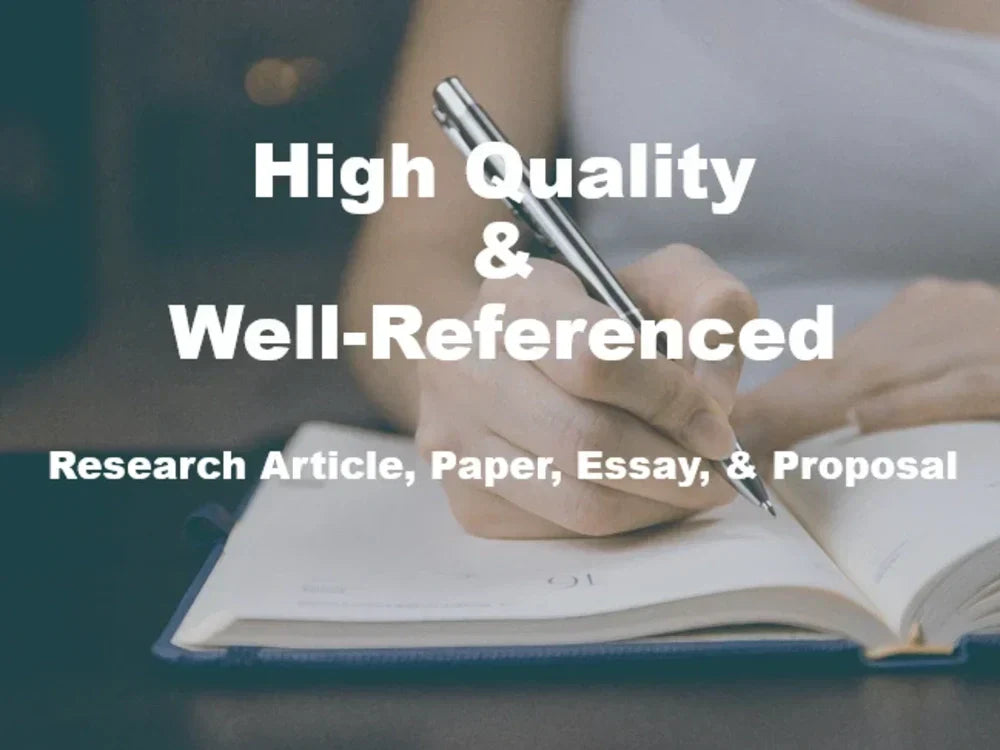 I will write & publish your research articles in any journals (1 article/paper)